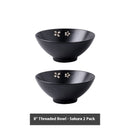 Large Ceramic Ramen & Soup Bowl (Binaural Design)