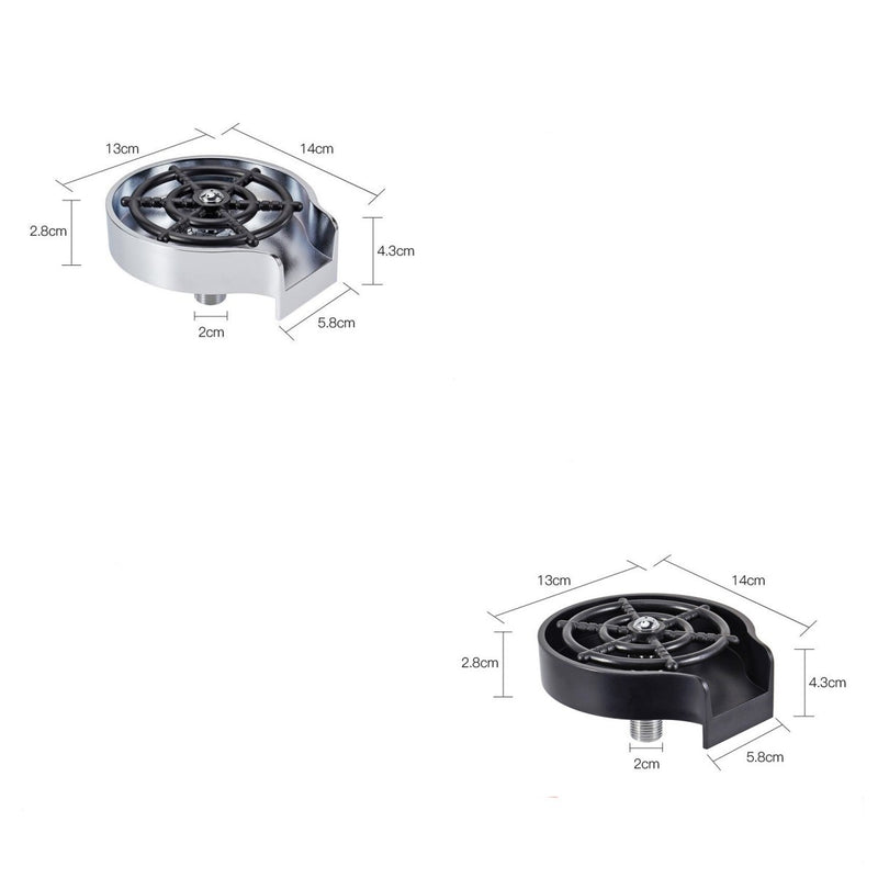 High-Pressure Bar Sink Glass Rinser – Cup & Pitcher Washer Tool