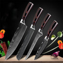 Carpenter-Style Chef Knife Set – 6 or 8-Piece Cooking Knife Collection