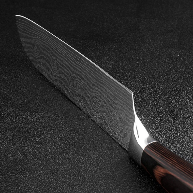 Carpenter-Style Chef Knife Set – 6 or 8-Piece Cooking Knife Collection