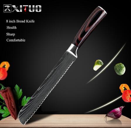 Carpenter-Style Chef Knife Set – 6 or 8-Piece Cooking Knife Collection