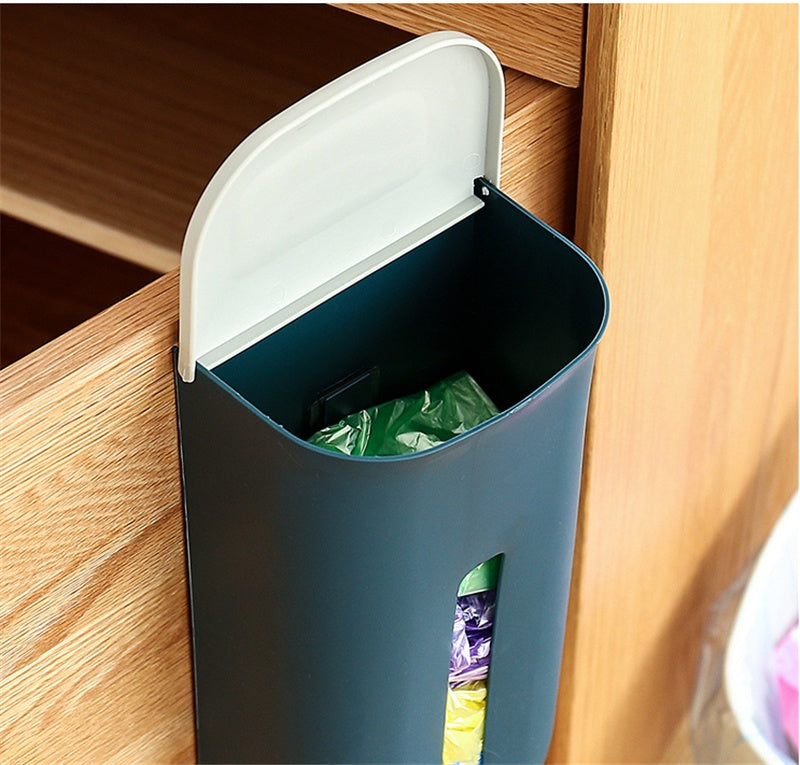 Wall-Mounted Plastic Bag Dispenser – No Drilling Required
