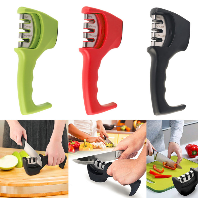 Professional Knife Sharpener – High-Quality 3-Stage Sharpening Tool