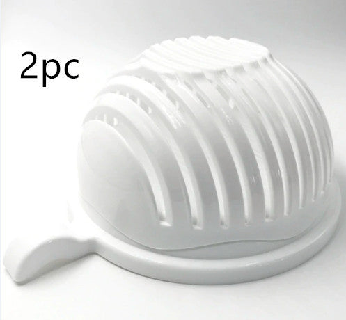 Salad Cutter Bowl – Fruit & Vegetable Chopper for Quick Prep