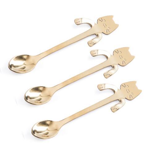 304 Stainless Steel Cat Spoon – Hanging Coffee Stirrer