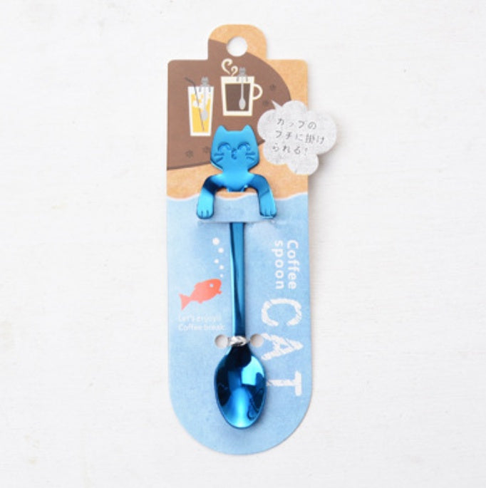 304 Stainless Steel Cat Spoon – Hanging Coffee Stirrer