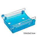 Hanging Refrigerator Shelf Organizer – Plastic Clip-On Rack