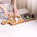 Bamboo Cheese Board with Foldable Design