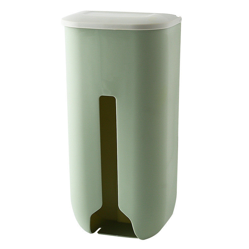 Wall-Mounted Plastic Bag Dispenser – No Drilling Required