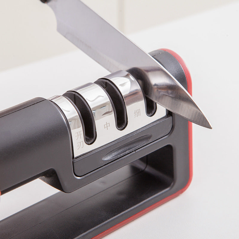 3-Stage Professional Knife Sharpener – Diamond-Coated Sharpening Tool