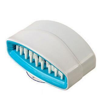Multipurpose Kitchen Cleaning Brush – With Suction Cup for Knives, Forks & Veggies