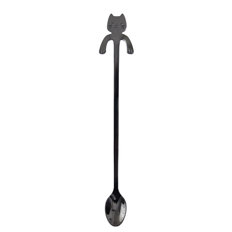 304 Stainless Steel Cat Spoon – Hanging Coffee Stirrer