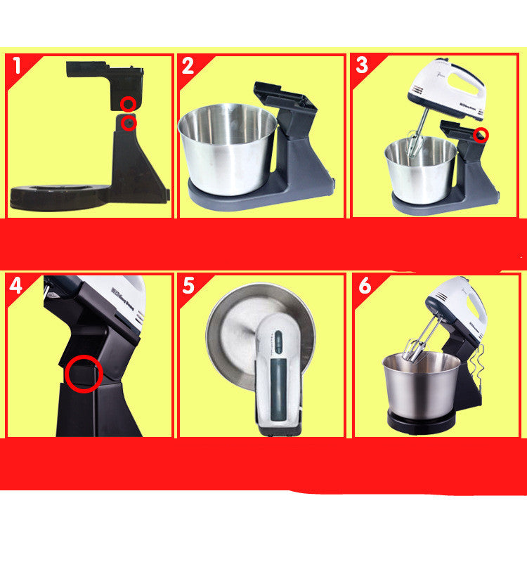 Electric Hand Mixer – Egg Beater & Whipped Cream Maker