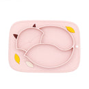Fox-Shaped Silicone Suction Plate for Toddlers