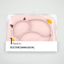 Fox-Shaped Silicone Suction Plate for Toddlers