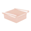 Hanging Refrigerator Shelf Organizer – Plastic Clip-On Rack