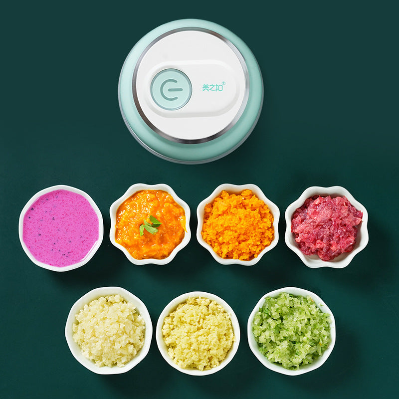 Portable Electric Mini Food Chopper – Garlic, Veggie & Meat Grinder