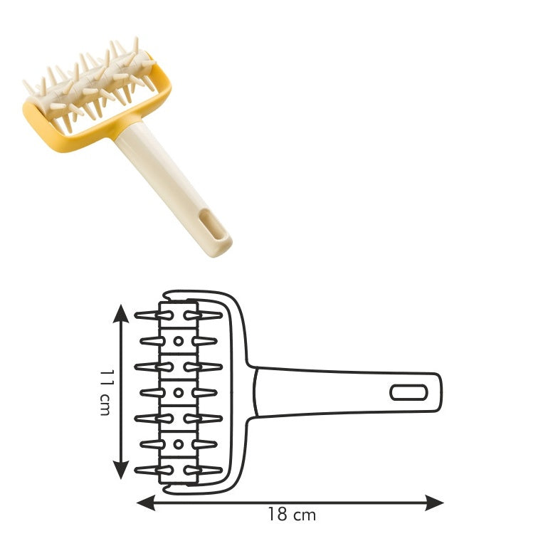 Dough Roller & Hole Punch Tool – Pizza, Pastry, and Biscuit Crimper