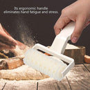 Dough Roller & Hole Punch Tool – Pizza, Pastry, and Biscuit Crimper