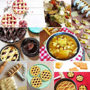 Dough Roller & Hole Punch Tool – Pizza, Pastry, and Biscuit Crimper