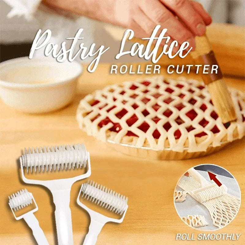Dough Roller & Hole Punch Tool – Pizza, Pastry, and Biscuit Crimper