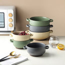 Large Ceramic Soup & Noodle Bowl with Handles