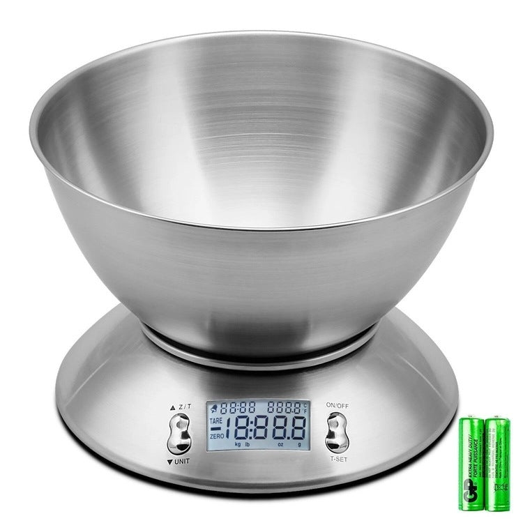 Stainless Steel Digital Kitchen Scale – Precision Food & Baking Scale