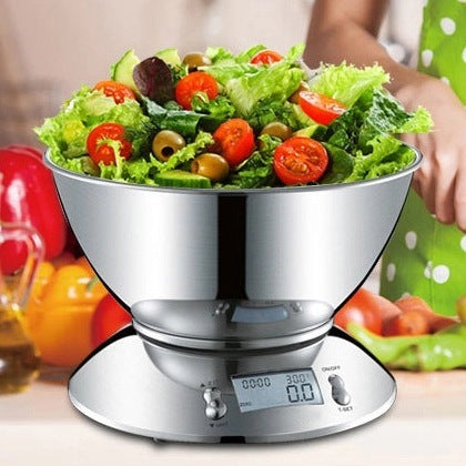 Stainless Steel Digital Kitchen Scale – Precision Food & Baking Scale