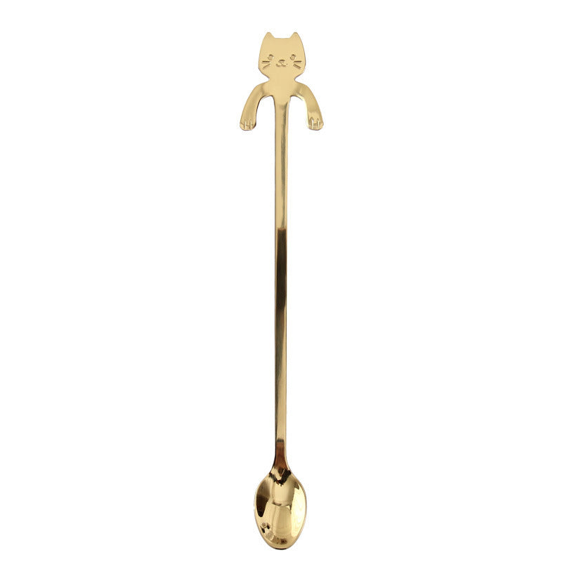 304 Stainless Steel Cat Spoon – Hanging Coffee Stirrer