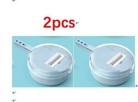 8-in-1 Mandoline Vegetable Slicer & Grater Set with Strainer
