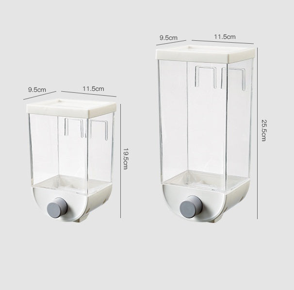 Grain Storage Box with Measuring Cup