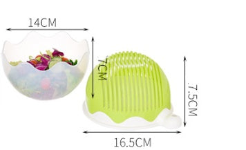 Salad Cutter Bowl – Fruit & Vegetable Chopper for Quick Prep