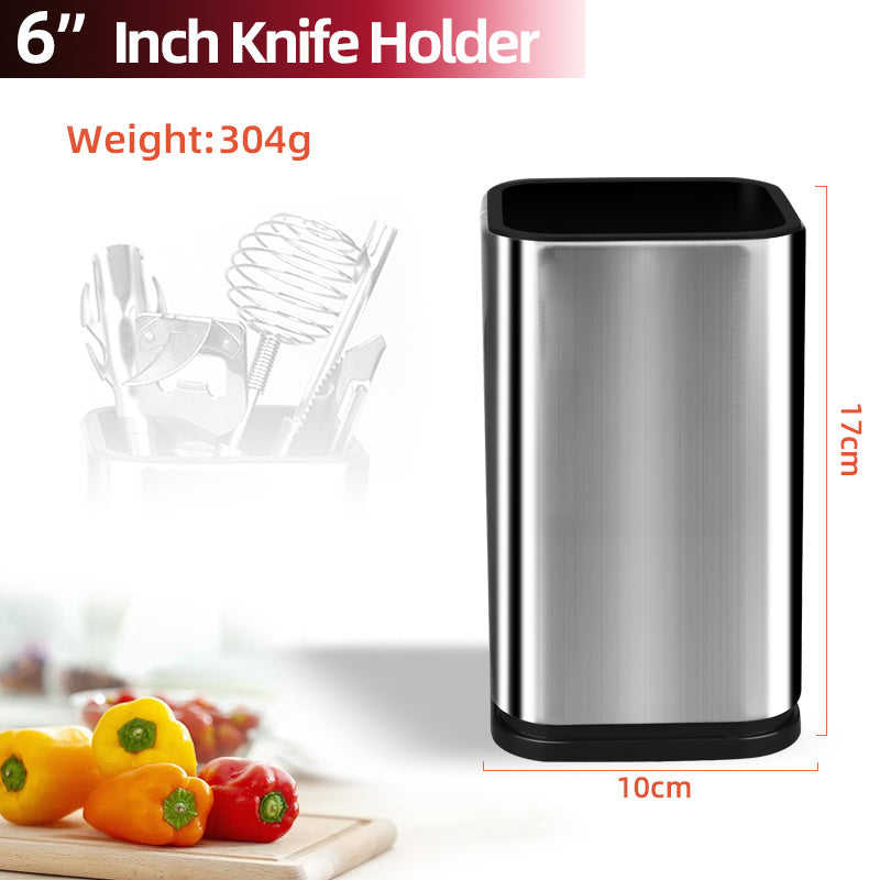 Drainable Knife & Cutting Board Holder – Kitchen Organizer Rack