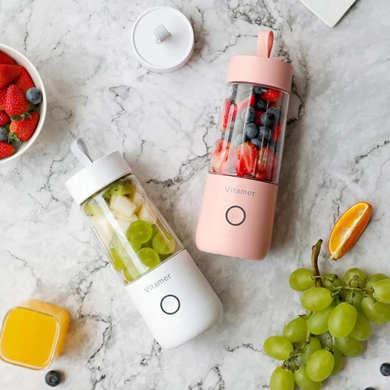 350ml Portable USB Blender Bottle – Rechargeable Smoothie & Juice Maker