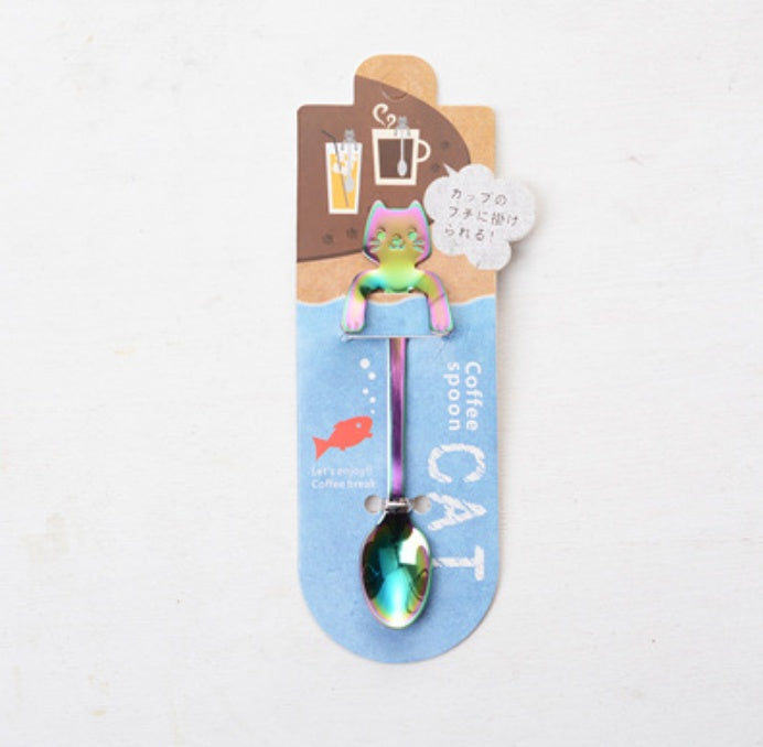 304 Stainless Steel Cat Spoon – Hanging Coffee Stirrer