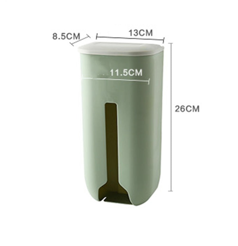 Wall-Mounted Plastic Bag Dispenser – No Drilling Required