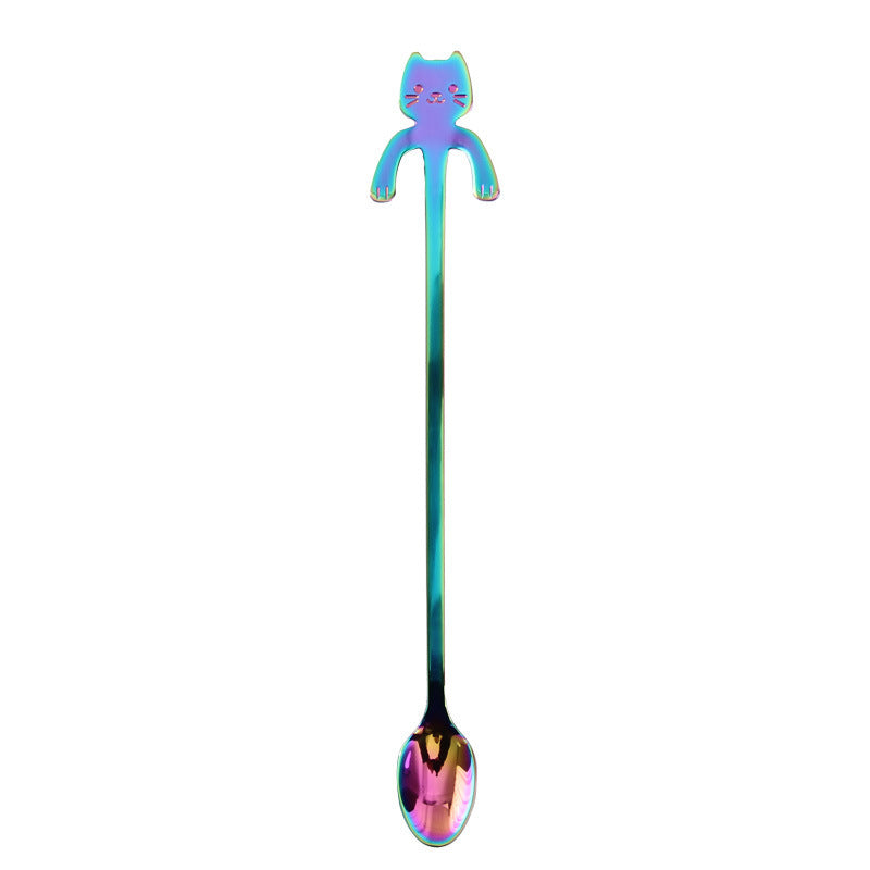 304 Stainless Steel Cat Spoon – Hanging Coffee Stirrer