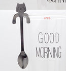 304 Stainless Steel Cat Spoon – Hanging Coffee Stirrer