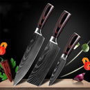 Carpenter-Style Chef Knife Set – 6 or 8-Piece Cooking Knife Collection