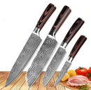 Carpenter-Style Chef Knife Set – 6 or 8-Piece Cooking Knife Collection
