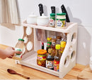 Multilayer Kitchen Storage Rack – Space-Saving Organizer Shelf