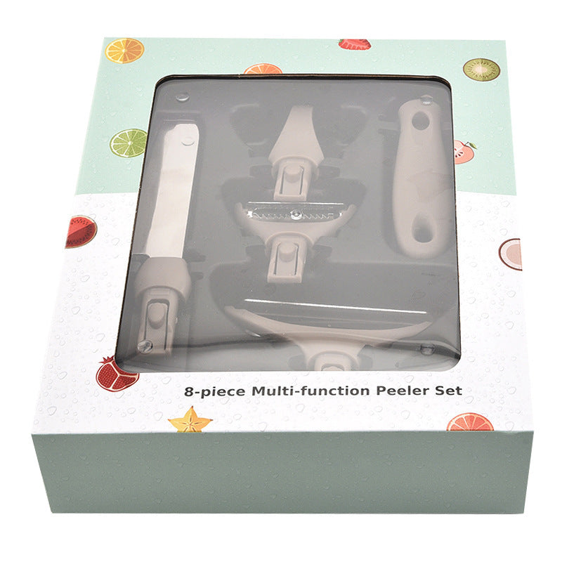 3-Piece Kitchen Cutter Set – Chopping Board, Fruit Knife & Peeler