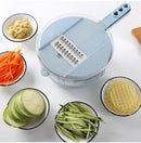 8-in-1 Mandoline Vegetable Slicer & Grater Set with Strainer