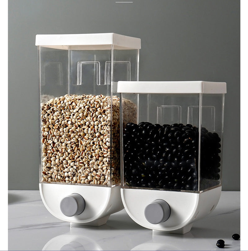 Grain Storage Box with Measuring Cup