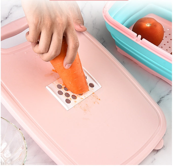 Foldable Multipurpose Cutting Board Set (3-in-1)