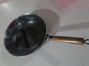Handmade Traditional Iron Wok – Flat Bottom Stir-Fry Pan