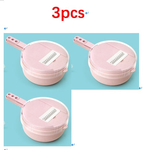 8-in-1 Mandoline Vegetable Slicer & Grater Set with Strainer