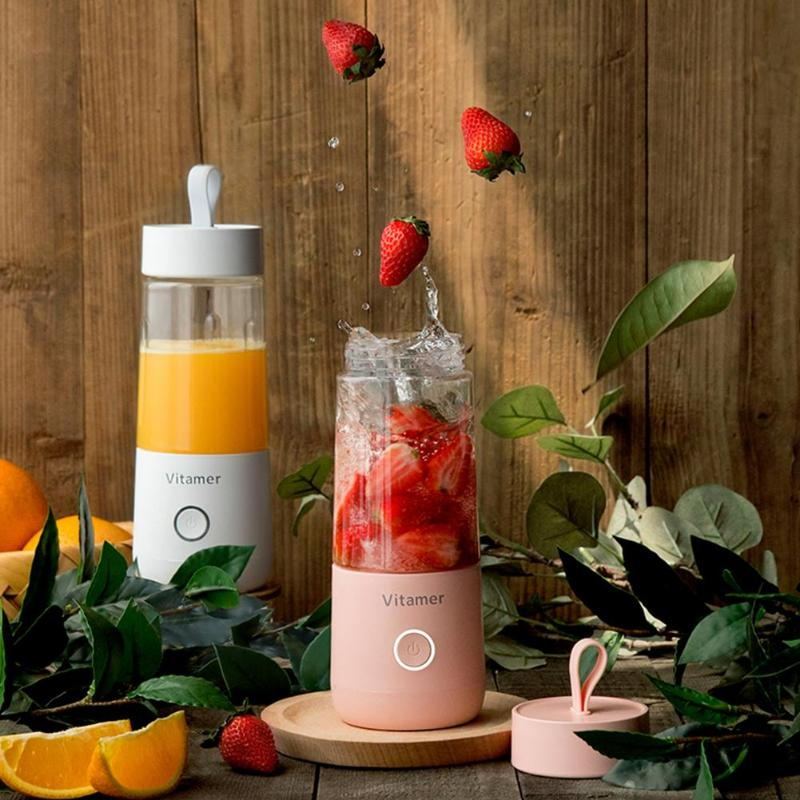350ml Portable USB Blender Bottle – Rechargeable Smoothie & Juice Maker