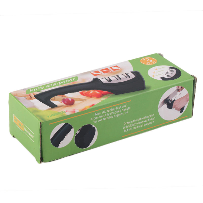Professional Knife Sharpener – High-Quality 3-Stage Sharpening Tool