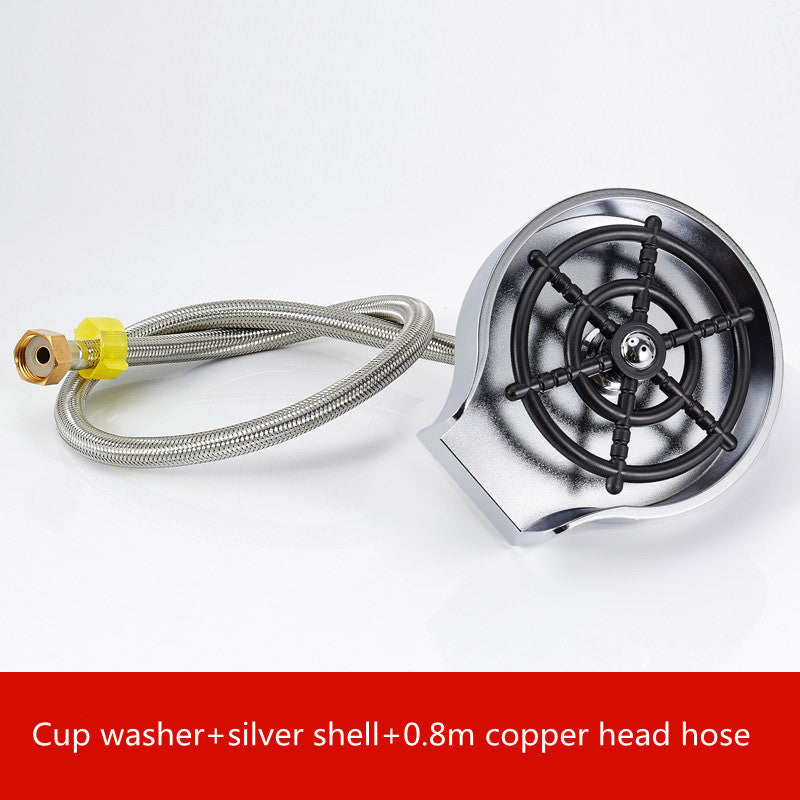 High-Pressure Bar Sink Glass Rinser – Cup & Pitcher Washer Tool